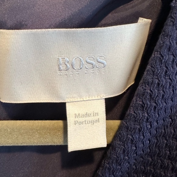 NWOT: BOSS Hemio Textured V-Neck Dress, Size 4 - Picture 8 of 10